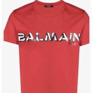 Balmain logo tshirt, men’s small but could be unisex, NWT